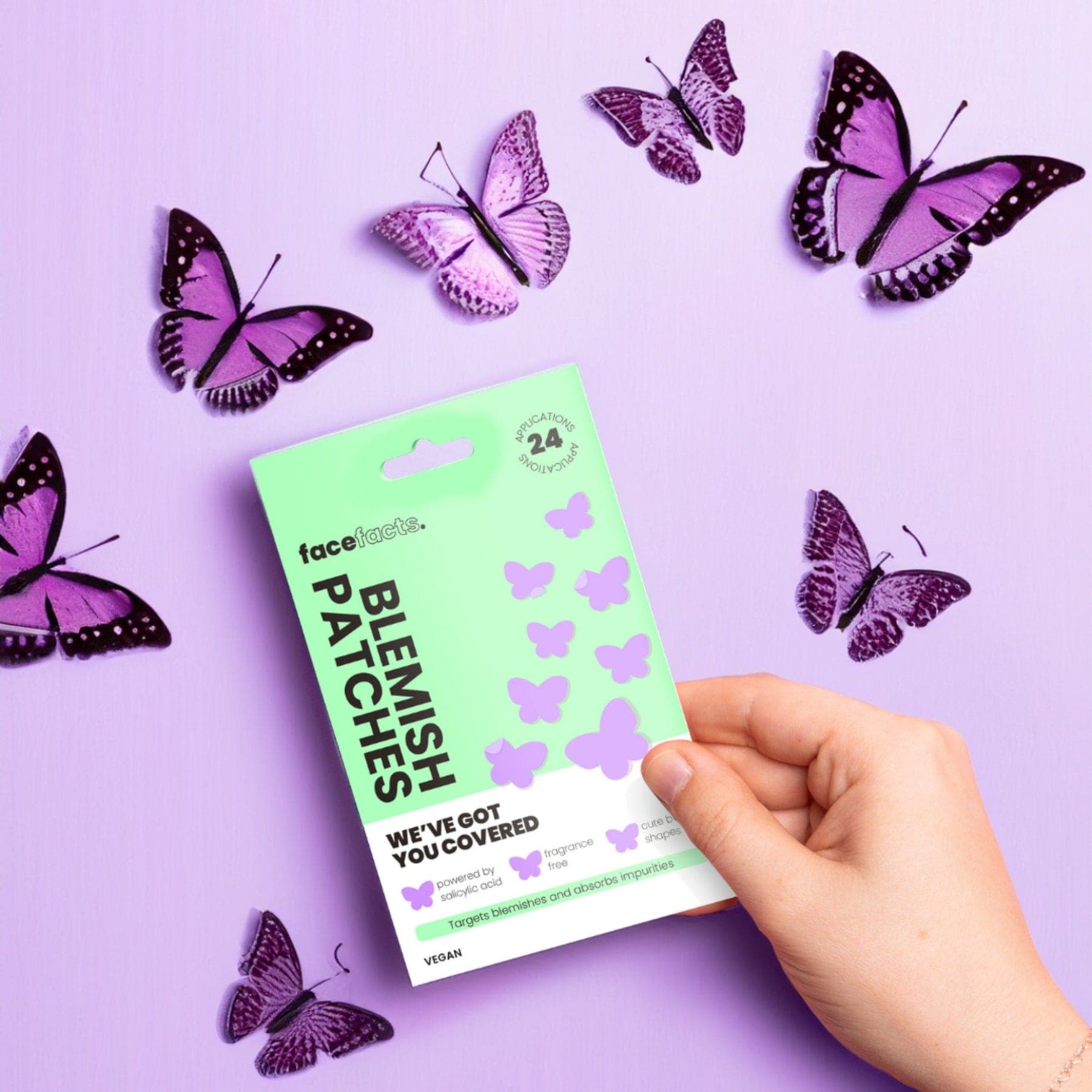 Face Facts Blemish Patches Butterflies 24 Patches