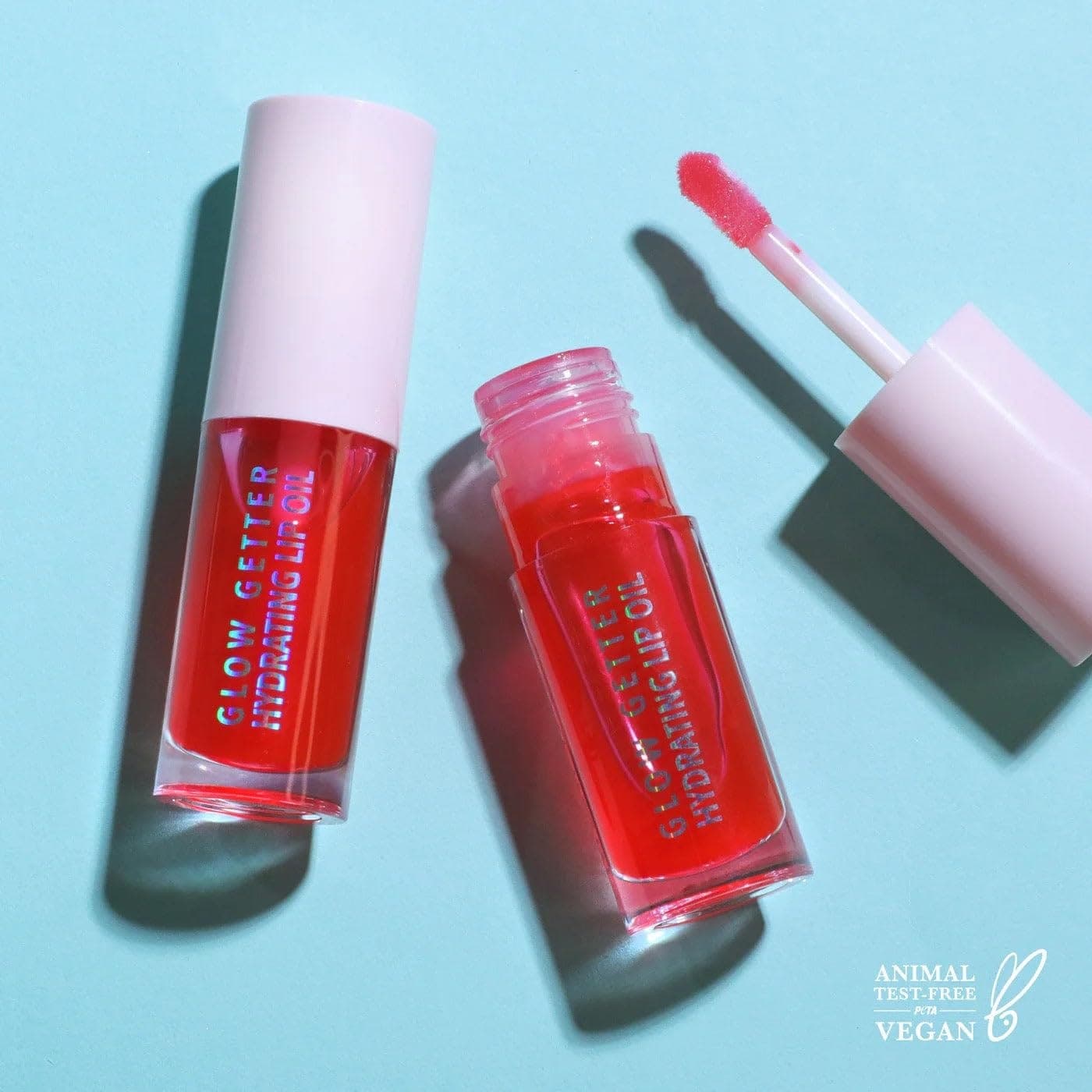 Moira Glo008-Glow Getter Hydrating Lip Oil (008, Juicy Red)