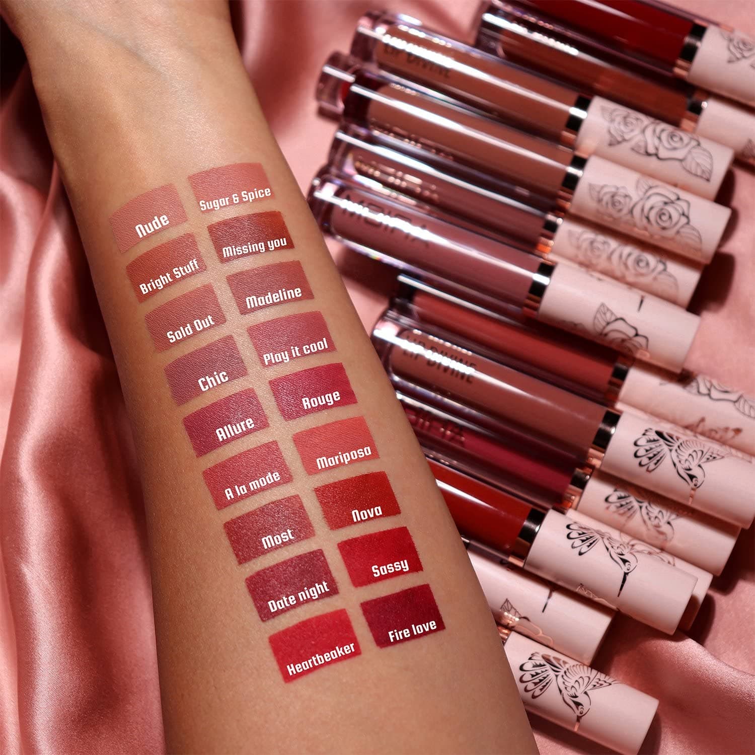 Moira Ldv015- Lip Divine Liquid Lipstick (015, Date Night)