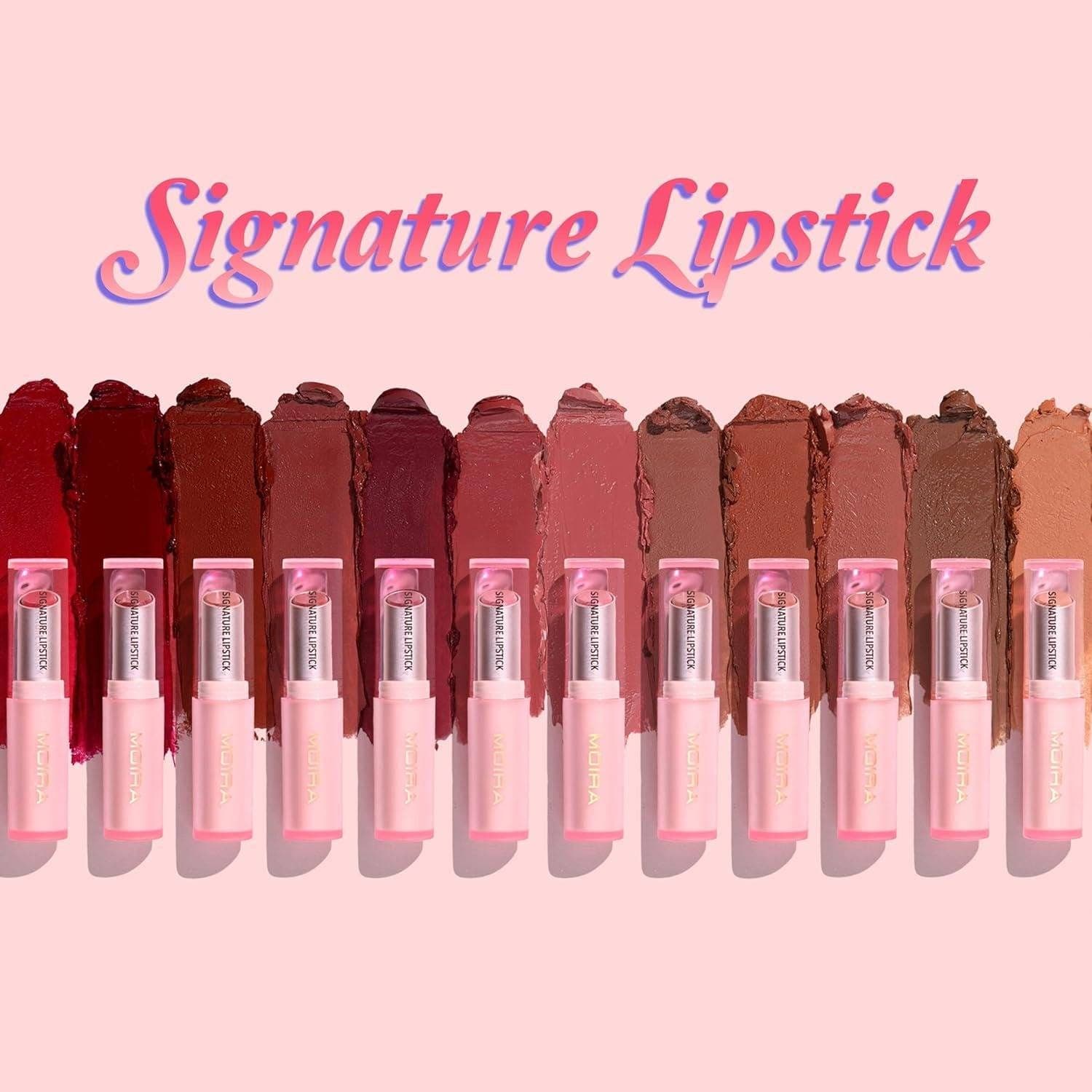 Moira Signature Lipstick - 014 Glowing Champagne