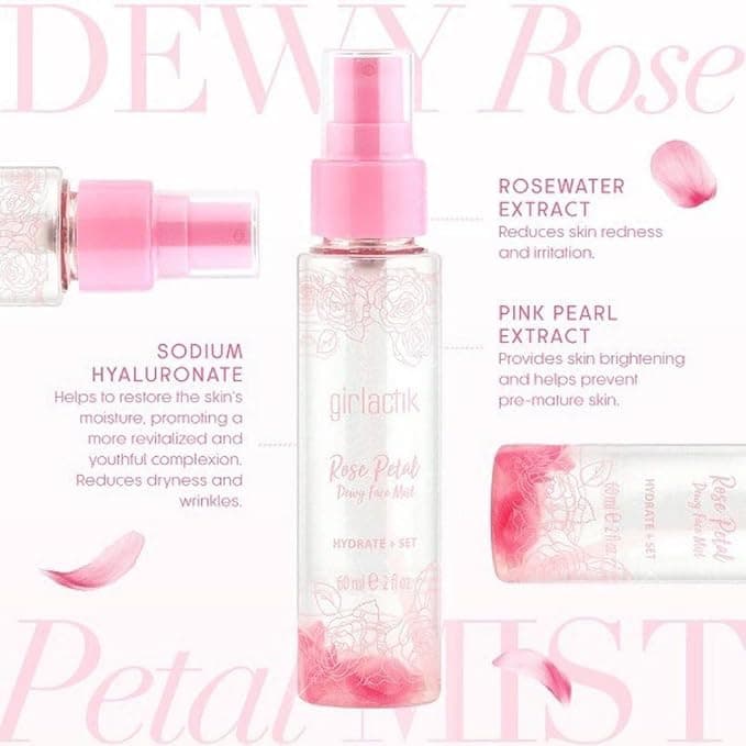 Girlactik Rose Petal Dewy Face Mist