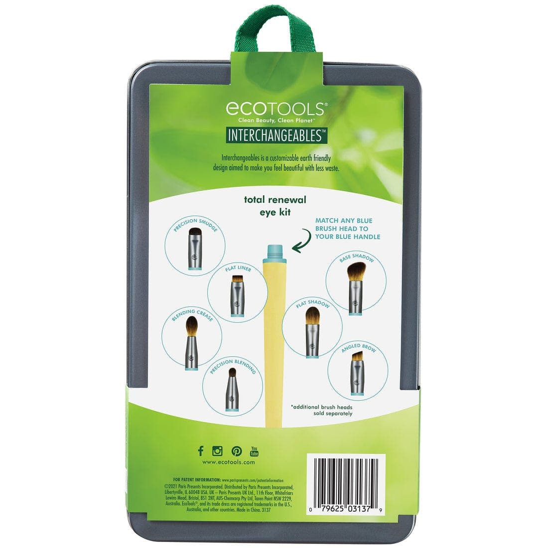 EcoTools Interchangeables Total Renewal Eye Makeup Brush Set