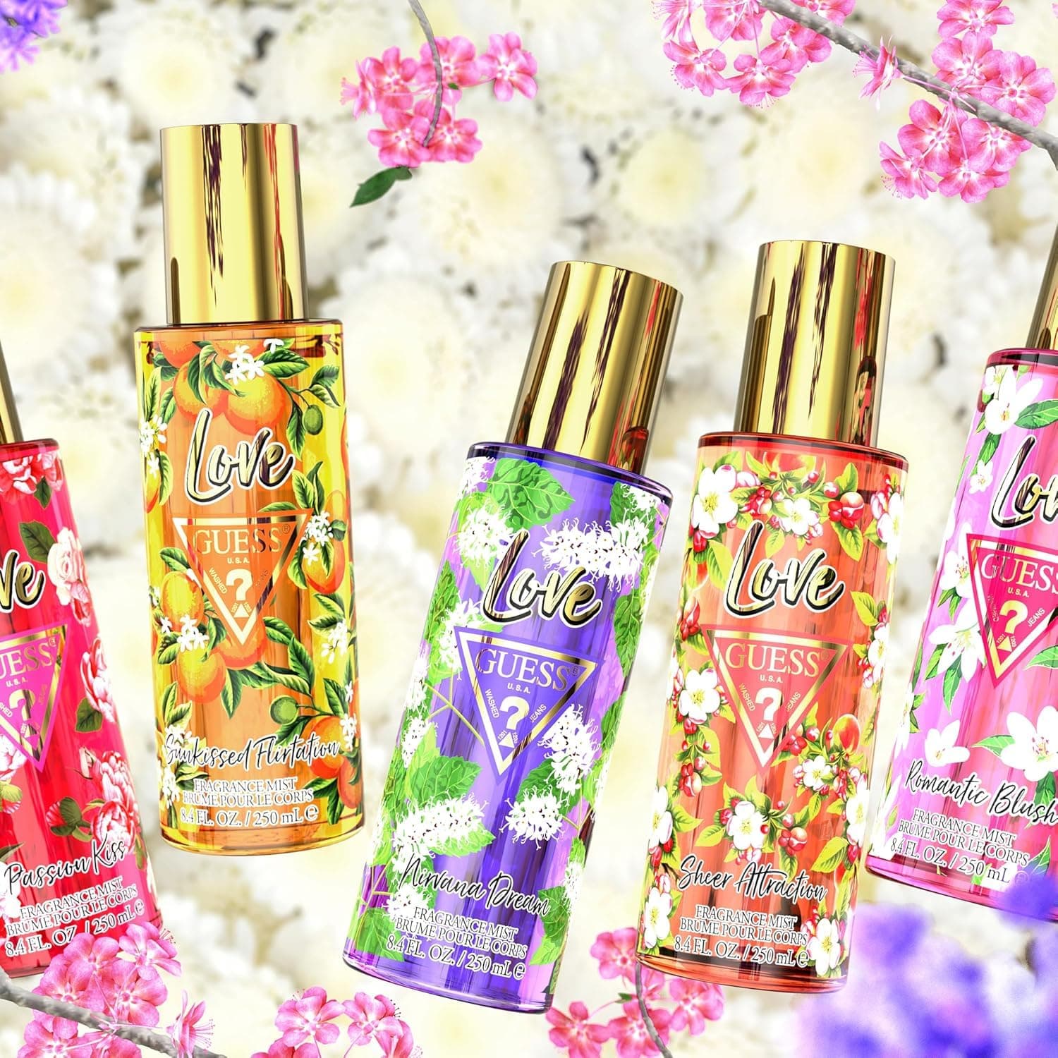 جيس معطر للجسم لوف باشن كيس 250مل