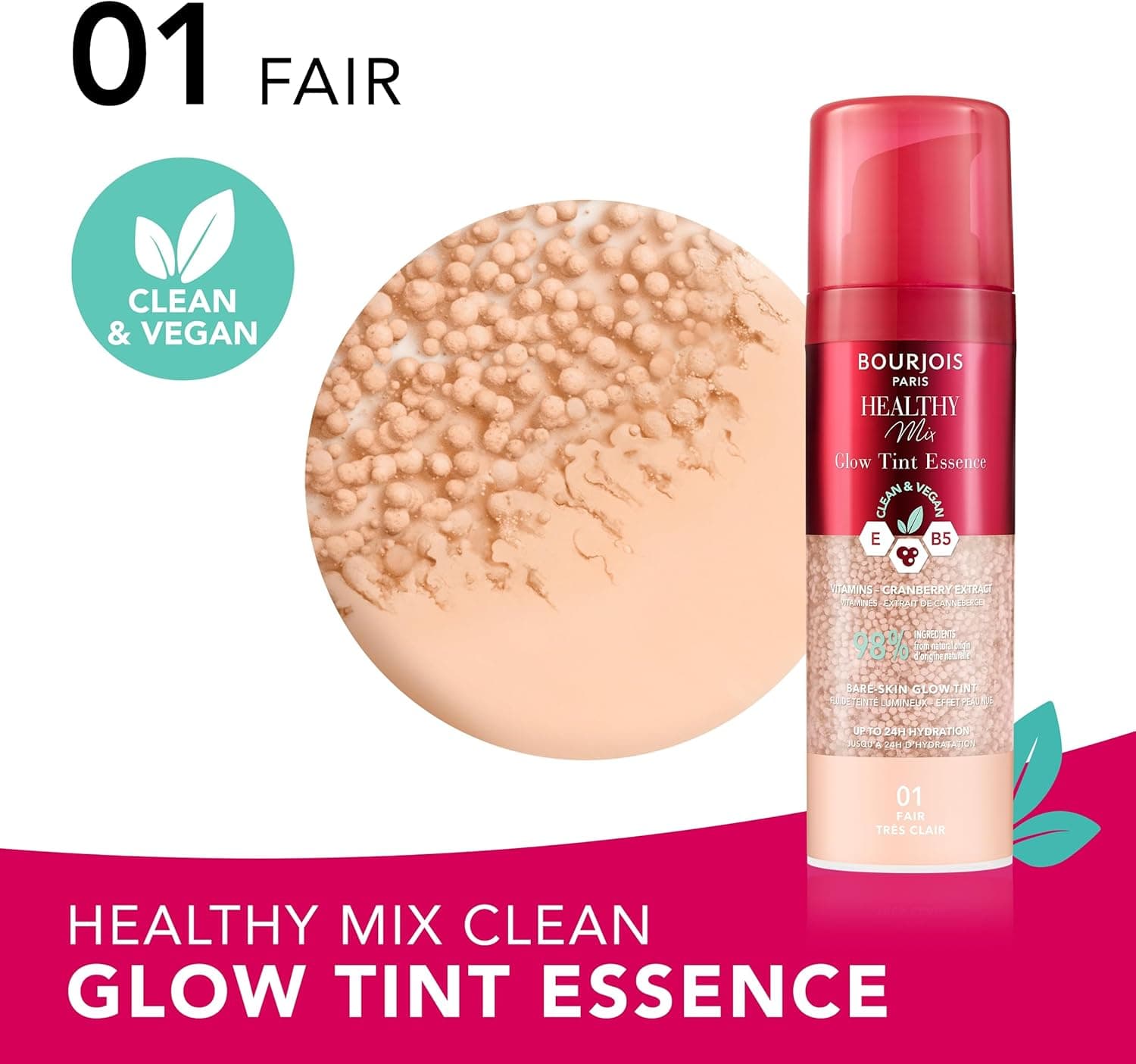 Bourjois Healthy Mix Glow Tint Essence 01 - Fair