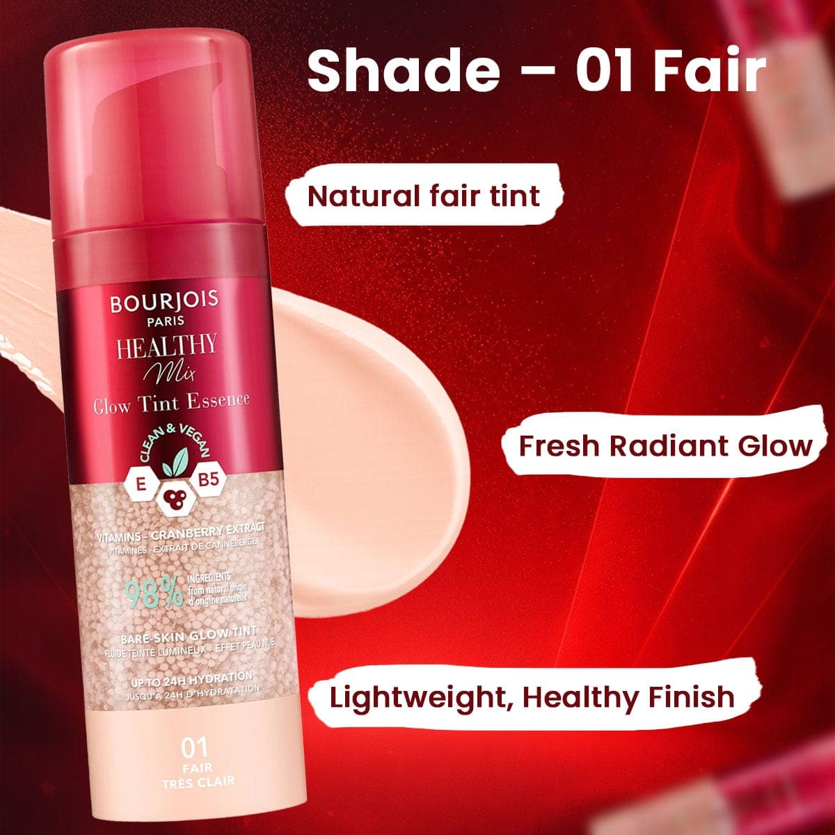 Bourjois Healthy Mix Glow Tint Essence 01 - Fair