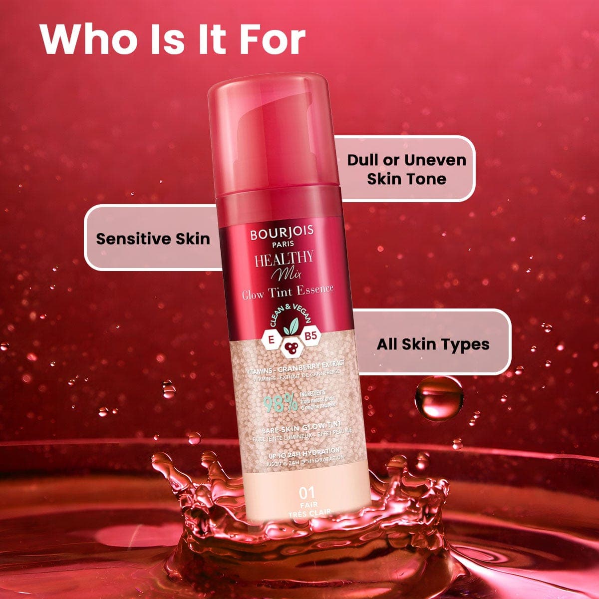 Bourjois Healthy Mix Glow Tint Essence 01 - Fair