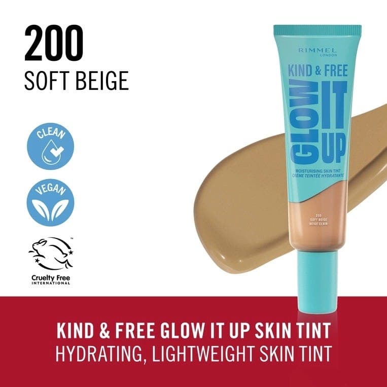 Rimmel Kind & Free Glow It Up - 200 Soft Beige