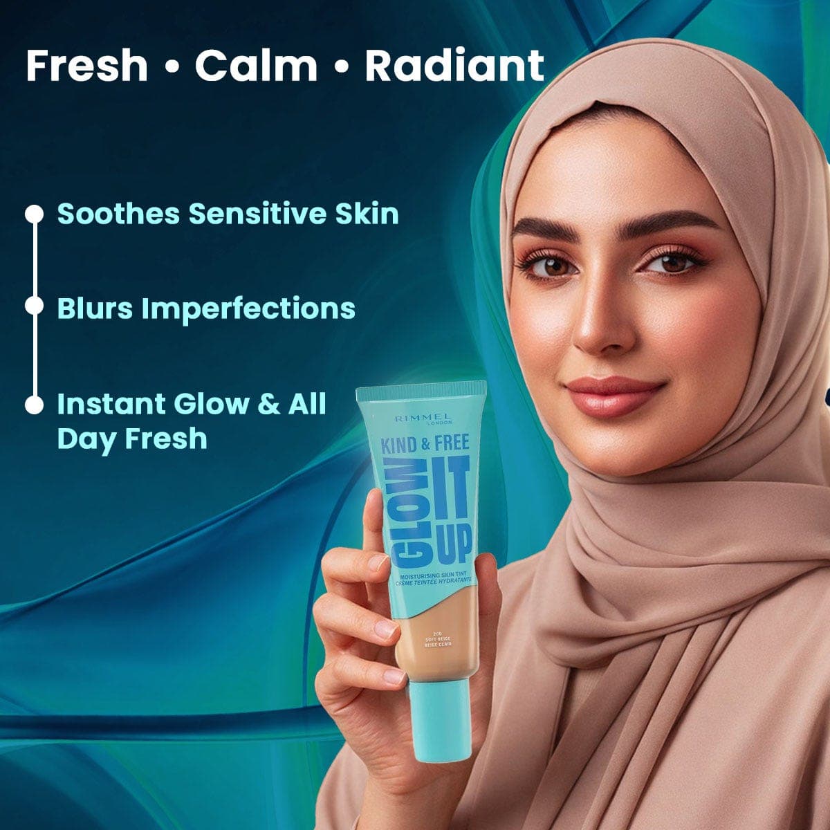 Rimmel Kind & Free Glow It Up - 200 Soft Beige