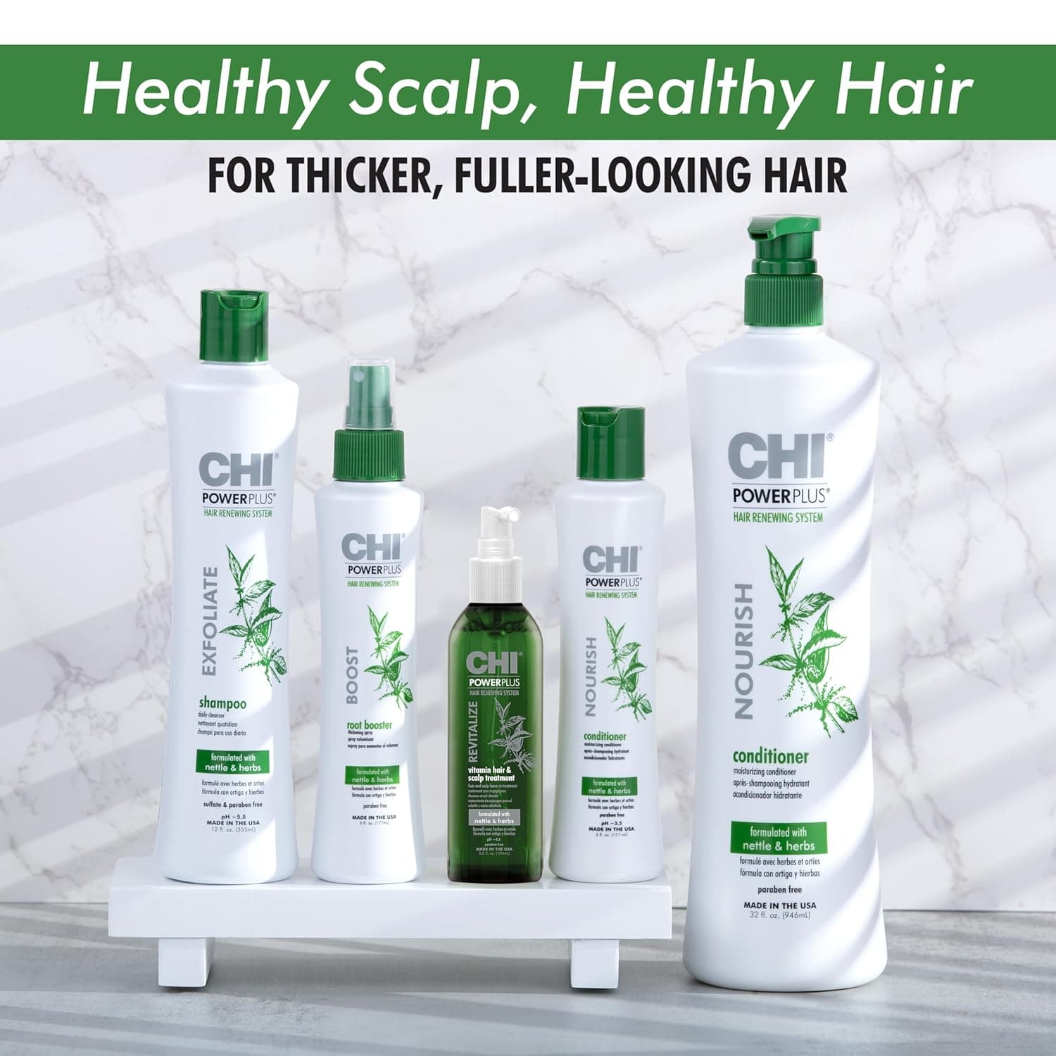 Chi Power Plus Hair And Scalp Treatment Spray 104 ml