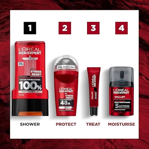 L'Oreal Men Expert Stress Resist Shower Gel - 300 ml