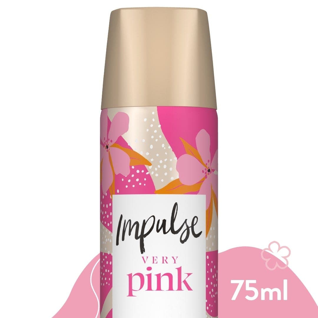 Impulse Very Pink Body Deo Spray for Women - 75 ml