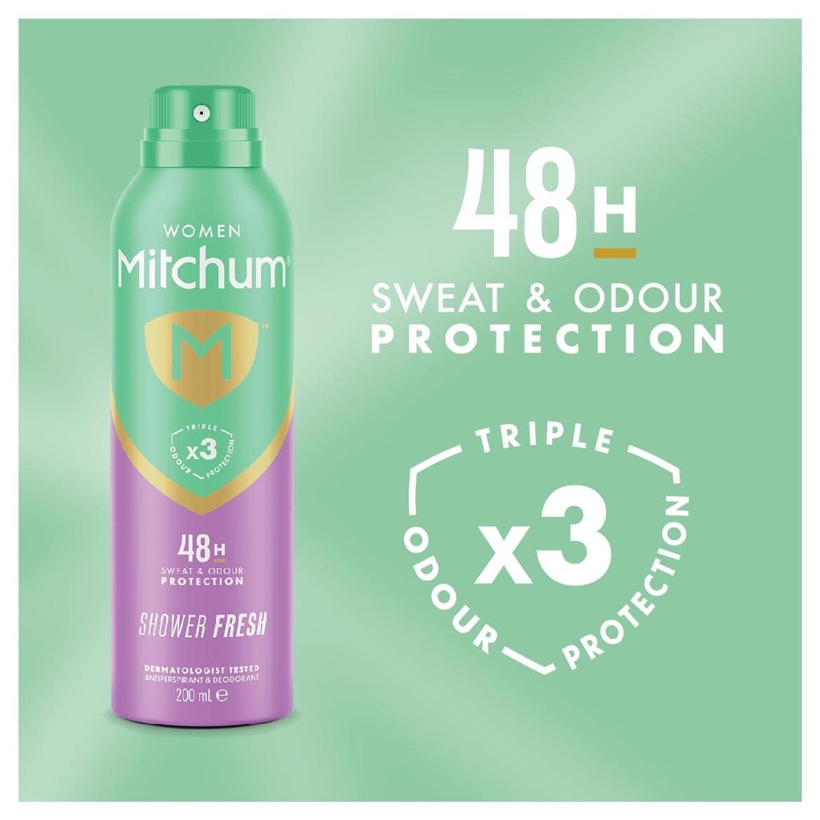 Mitchum Deo Spray Shower Fresh for Women - 200 ml