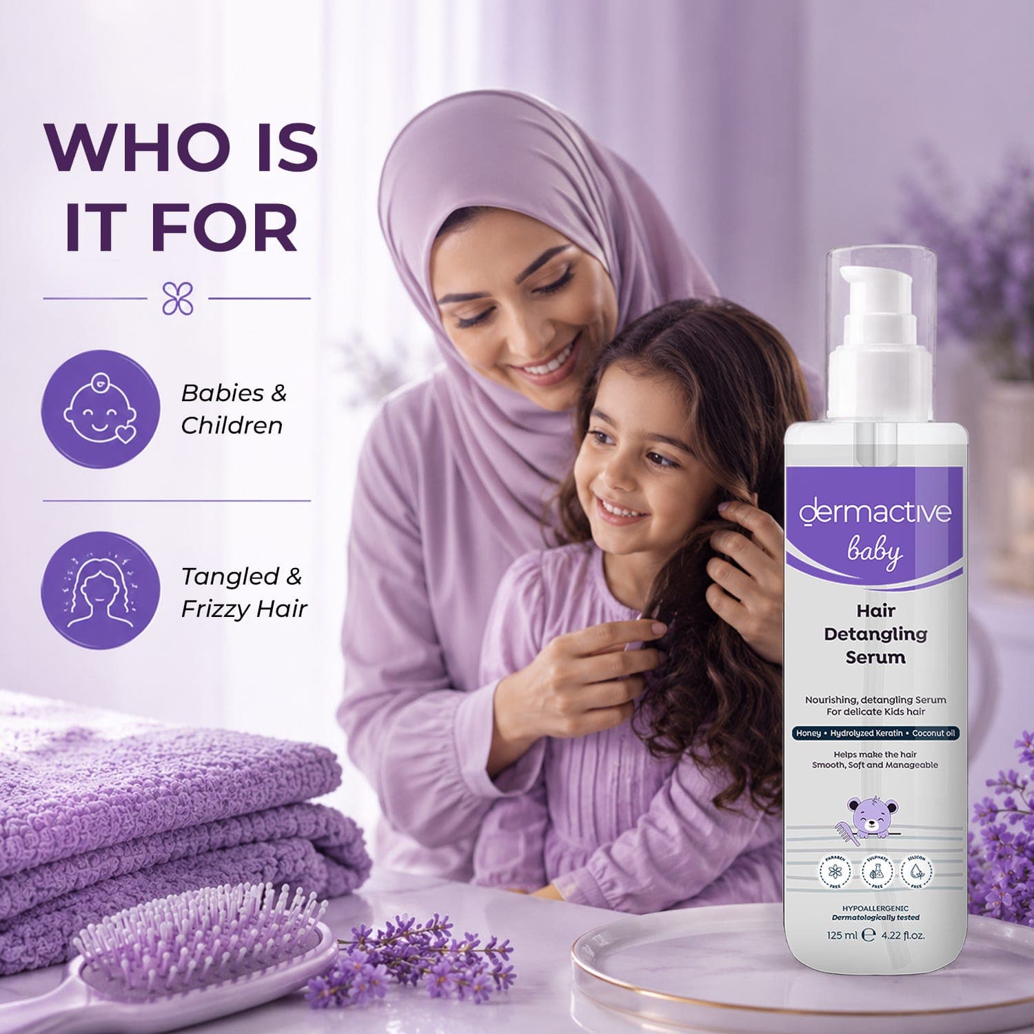 Dermactive Baby Hair Detangling Serum - 120 ml