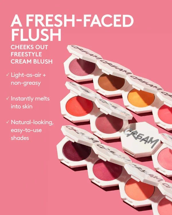 Fenty Beauty Cheeks Out Cream Blush Rose Late - 3 gm