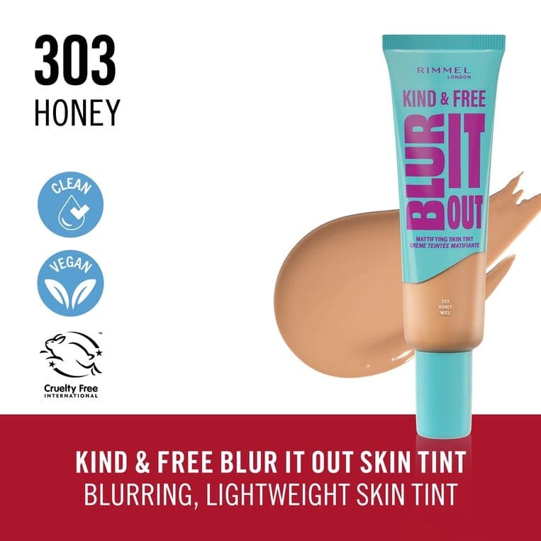 Rimmel Kind & Free Matt It Out Skin Tint - 303 Honey