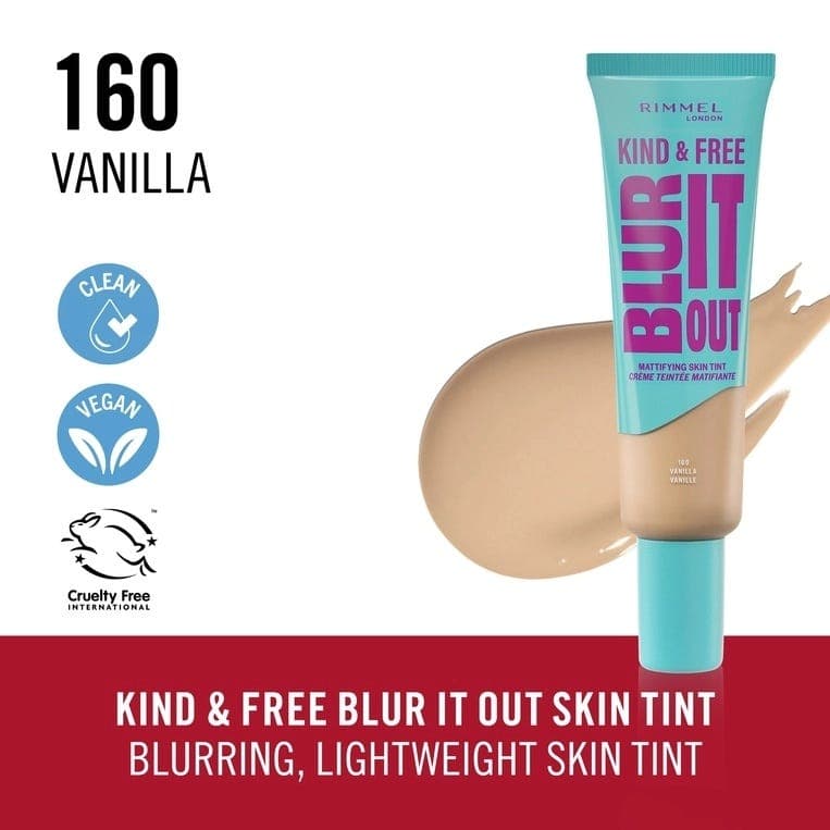 Rimmel Kind & Free Blur It Out Mattifying Skin Tint - 160 Vanilla