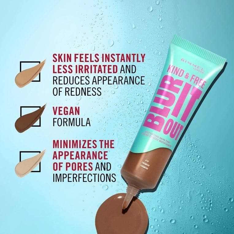 Rimmel Kind & Free Blur It Out Mattifying Skin Tint - 01 Fair Porcelain