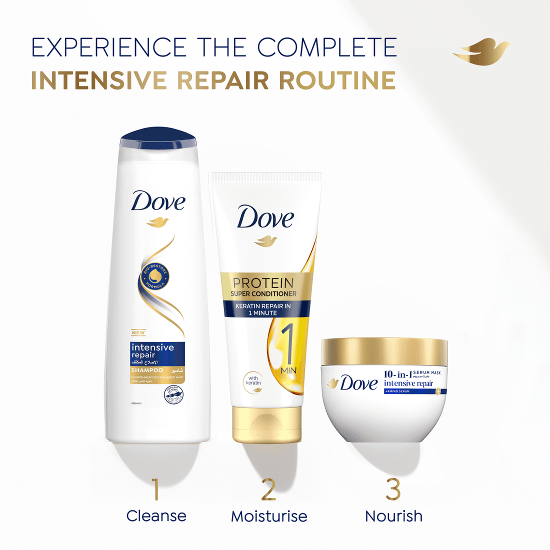 DOVE 10 in 1 serum mask, Intensive Repair, 220 ml