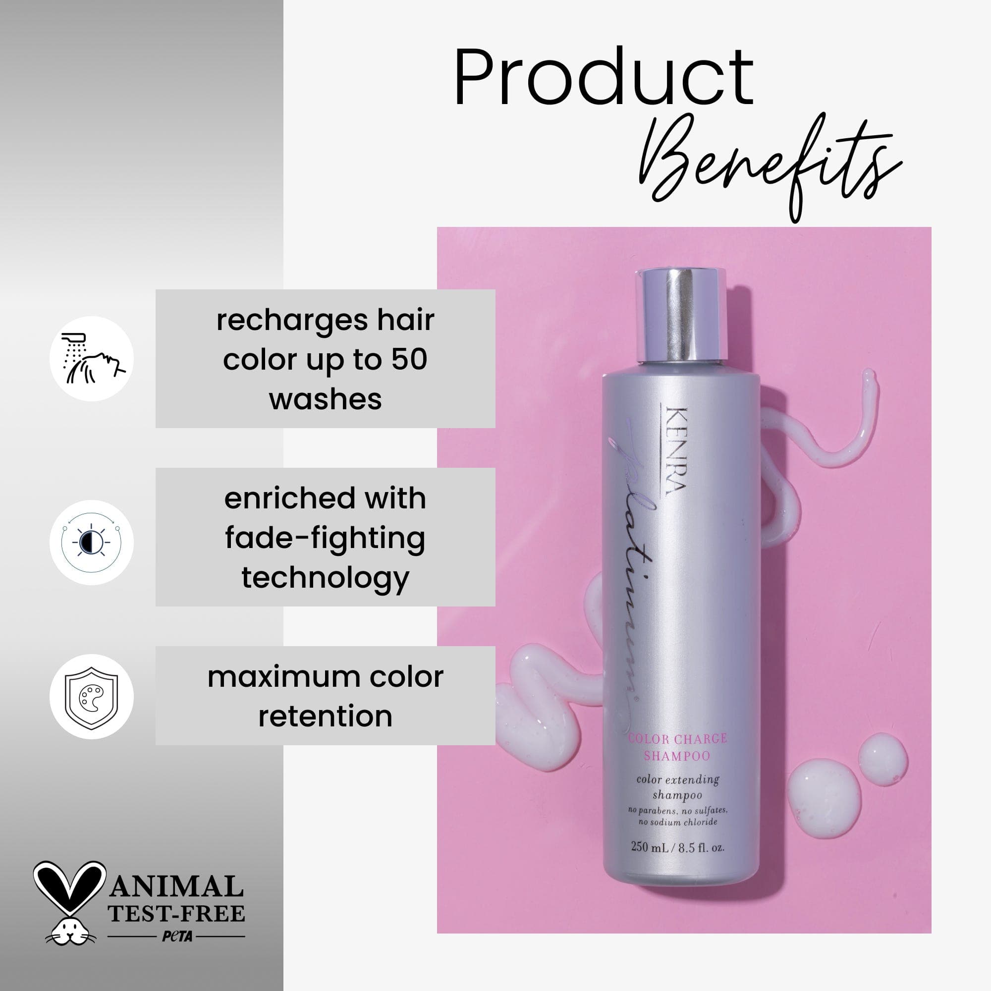 Kenra Platinum Color Charge Shampoo 31.5 Oz