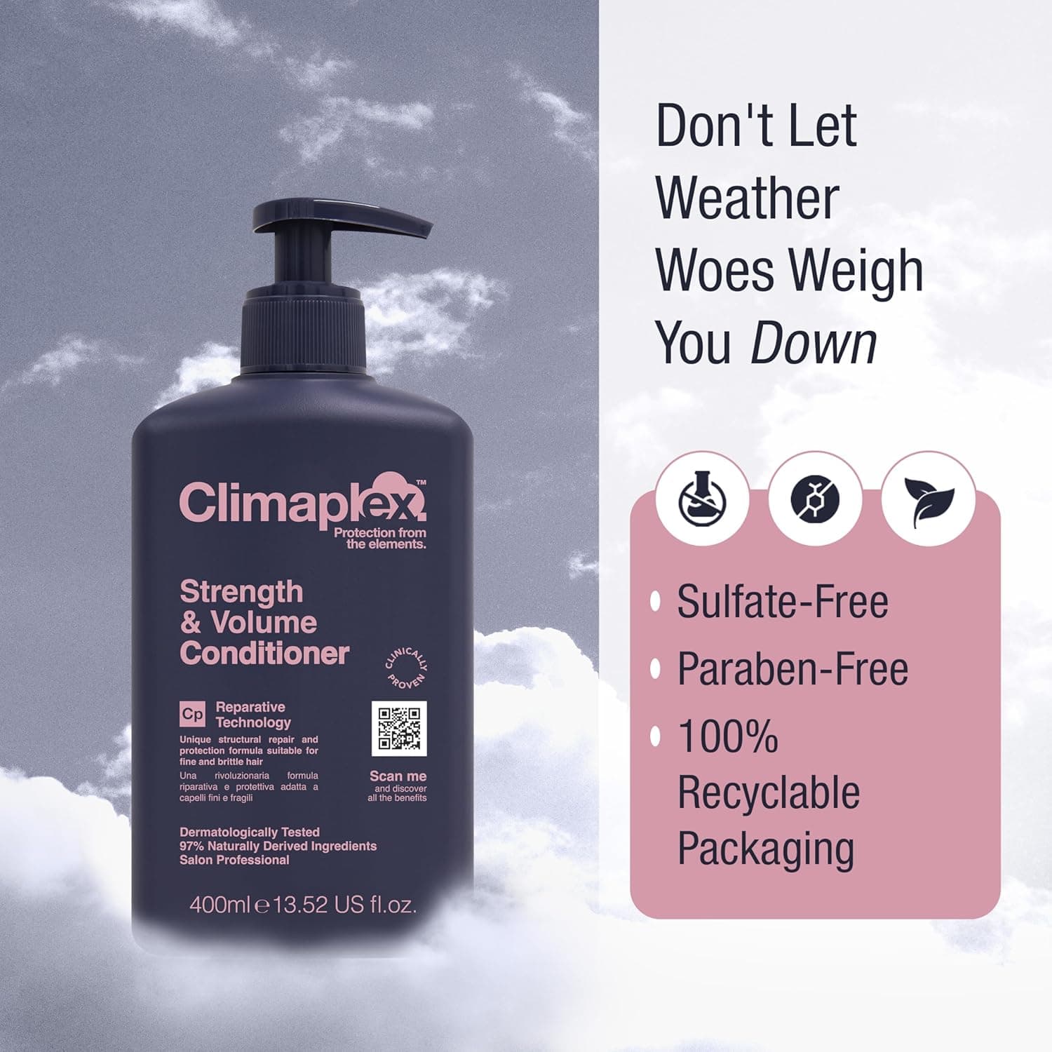 Climaplex Strength And Volume Conditioner - 13.52 Oz