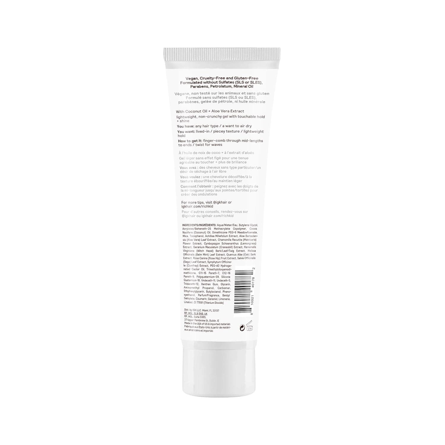 Igk Rich Kid Wave Enhancing Air Dry Cream 5 Oz