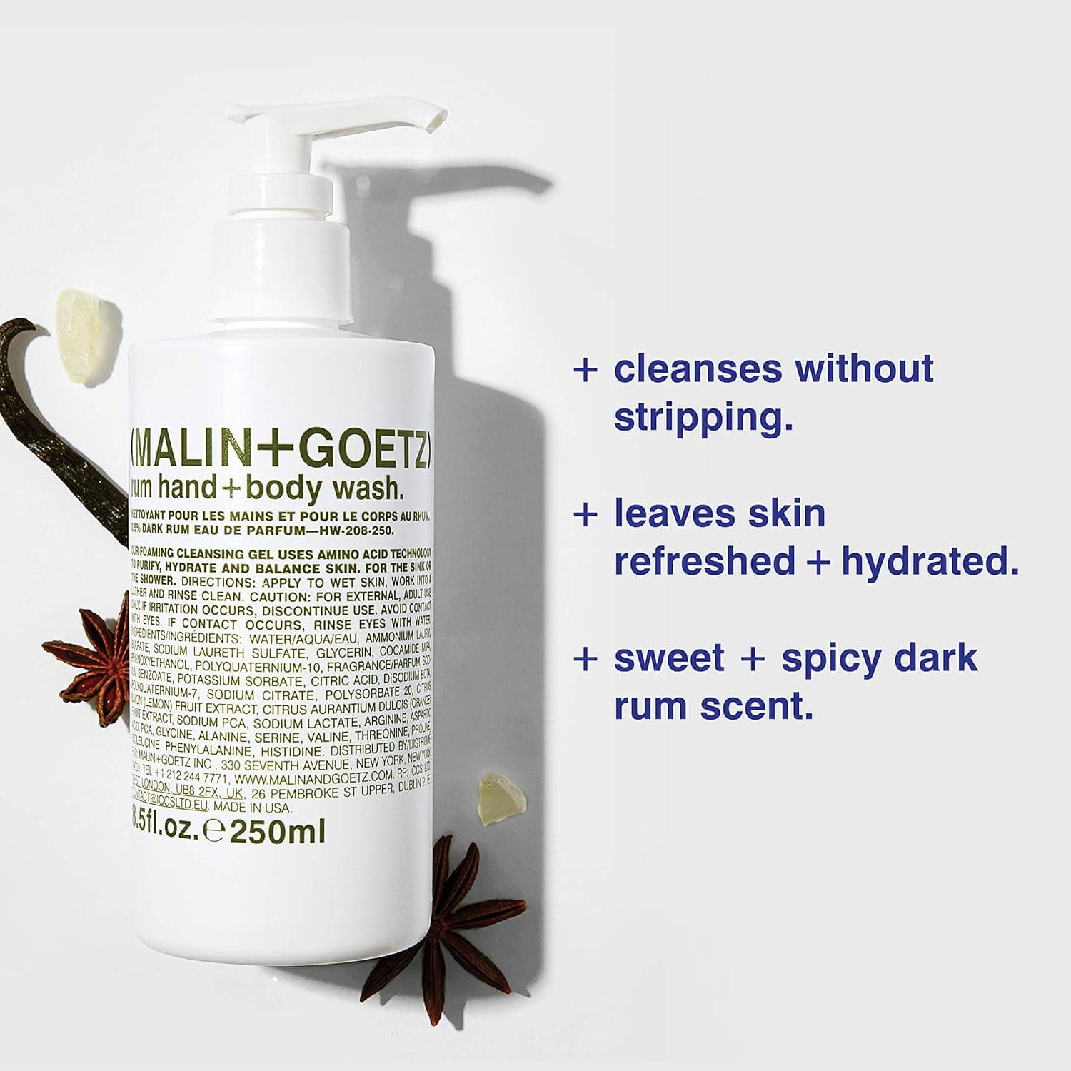 Malin + Goetz Rum Hand and Body Wash 473 ml