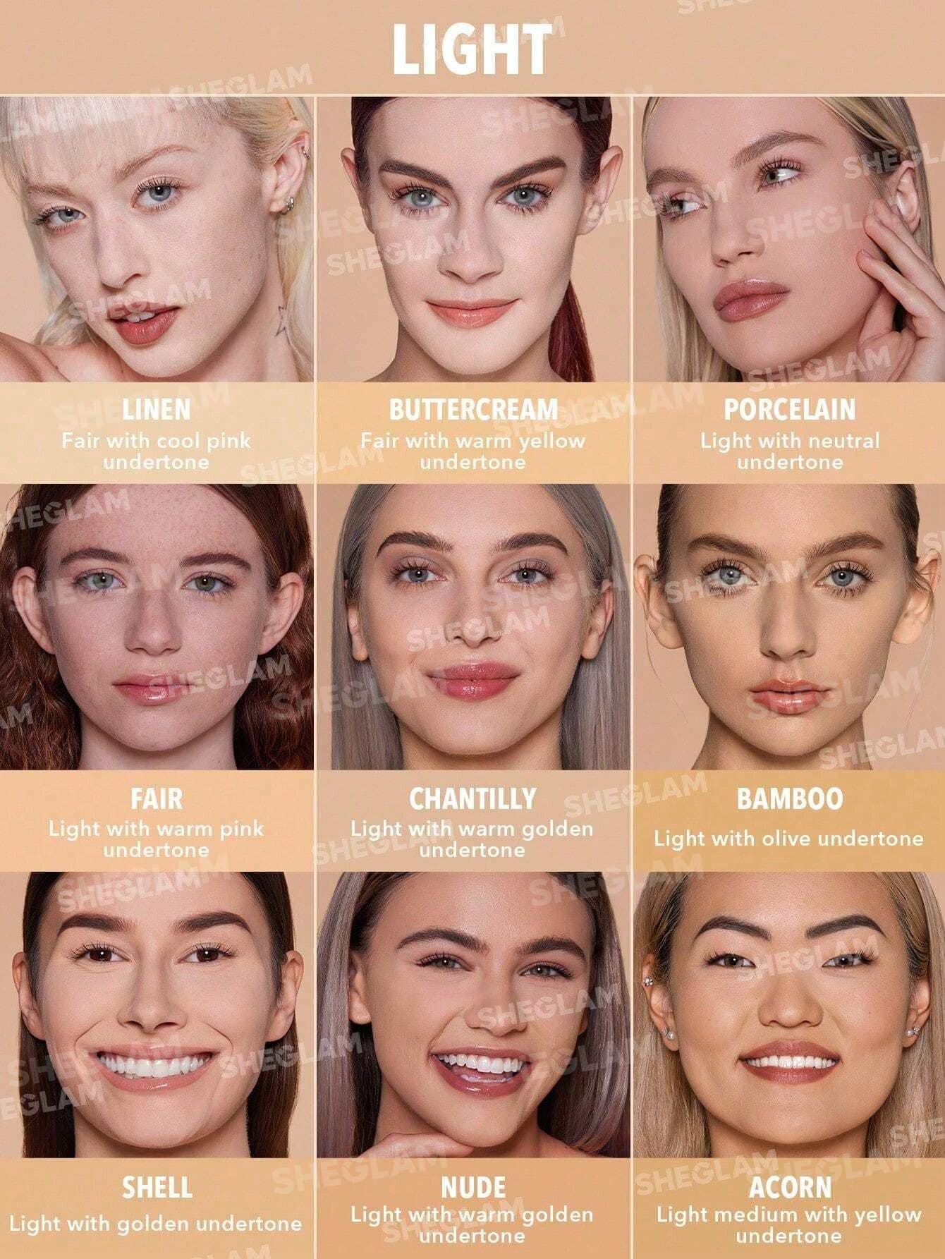 Sheglam Skin-Focus High Coverage Powder Foundation - Porcelain