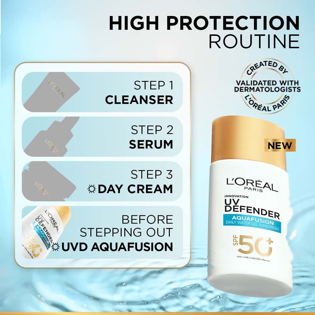 L'Oreal Paris UV Defender AquaFusion SPF Lightweight 50ml