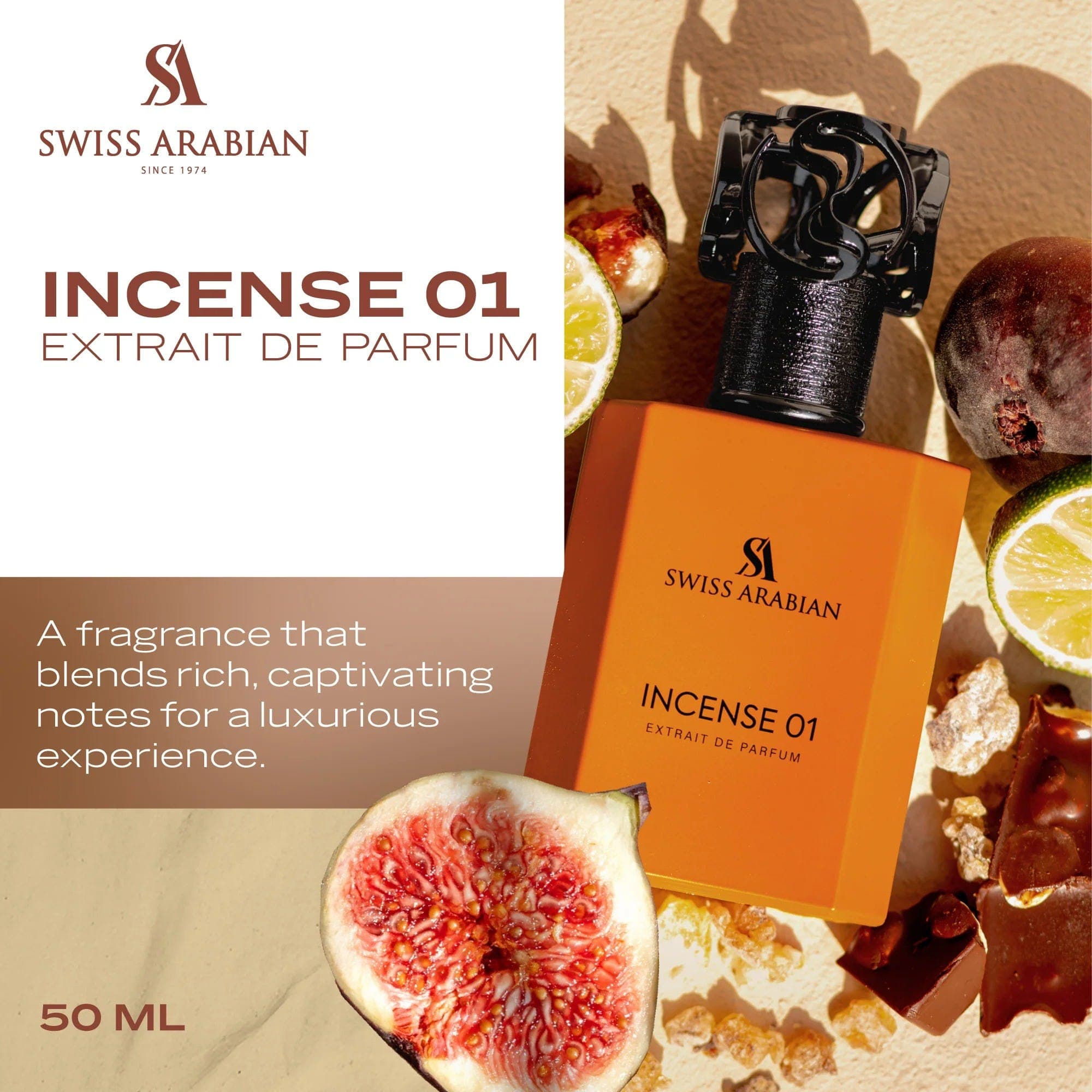 Swiss Arabian Incense 01 1080 50Ml Edp Sa