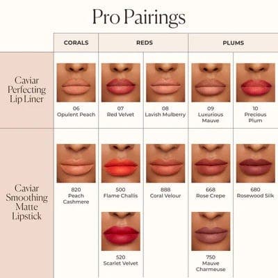Laura Mercier Caviar Smoothing Matte Lipstick 820 Peach Cashmere