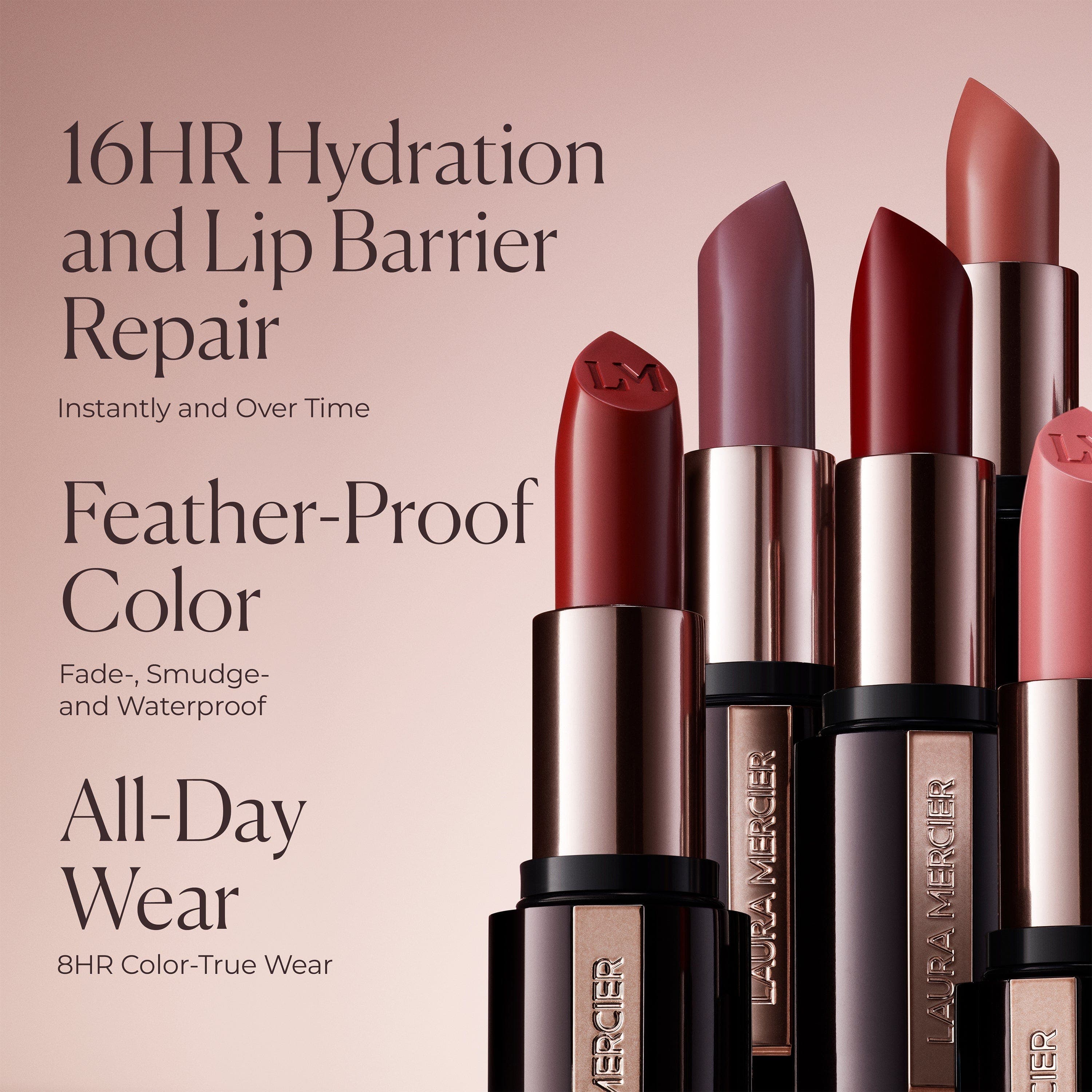 Laura Mercier Caviar Hydra Creme Lipstick - 816 Bleecker Street Bright Coral Pink 0.11 Oz