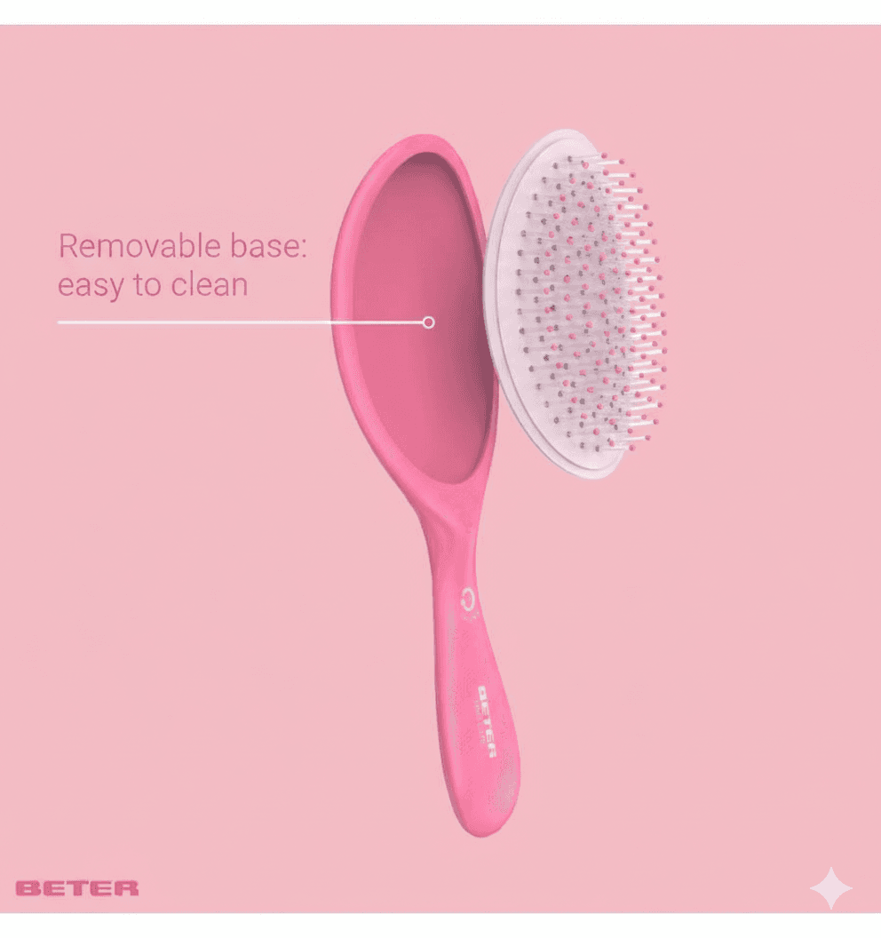 Beter Cushion Brush With Removable Cushion - Pink