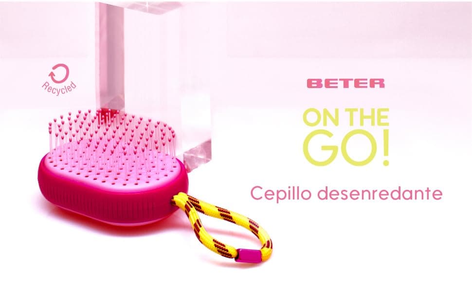 Beter On-The-Go Detangling Hair Brush - Lila