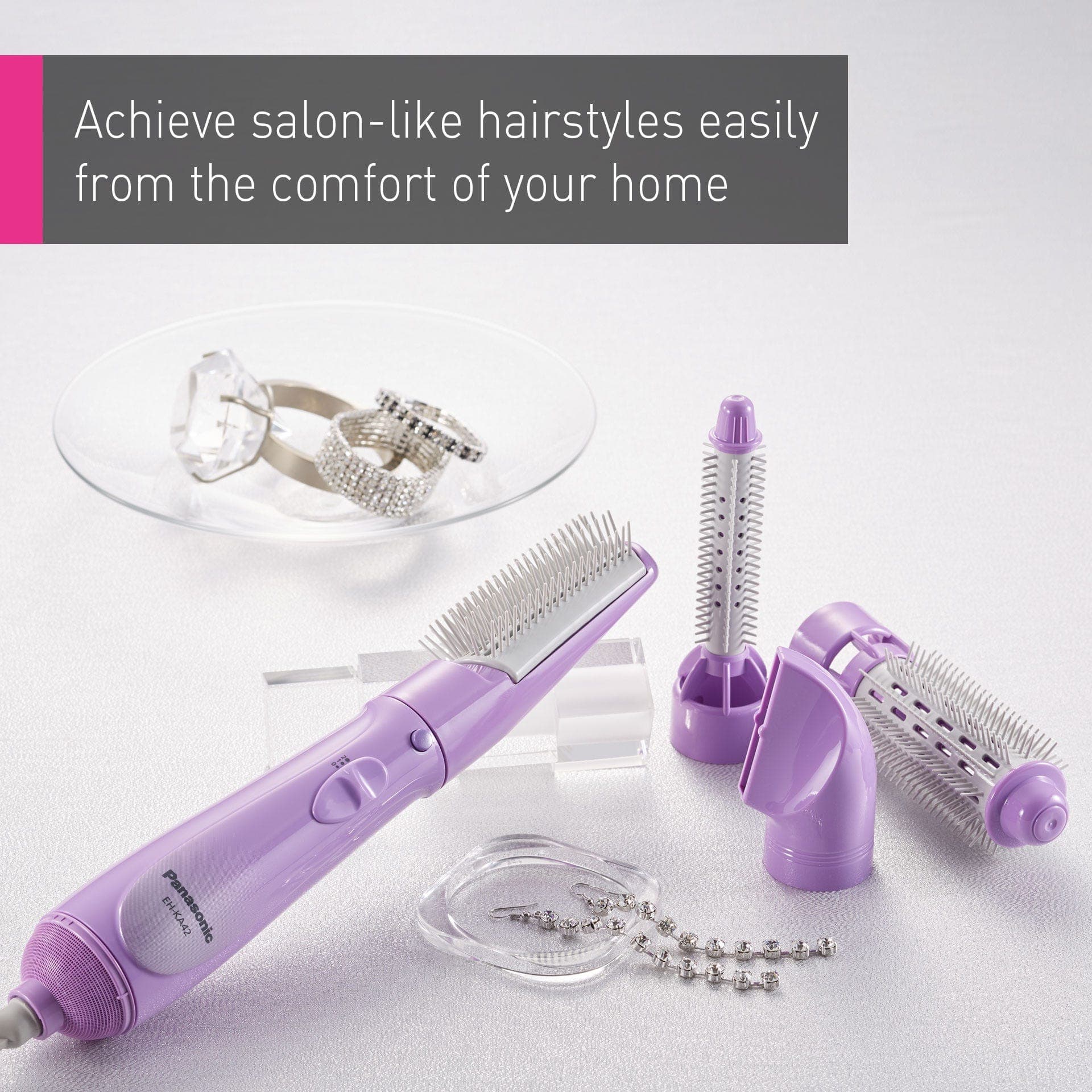 Panasonic Versatile Hot Airstyler- 4 attachments, EH-KA42-V685 650W