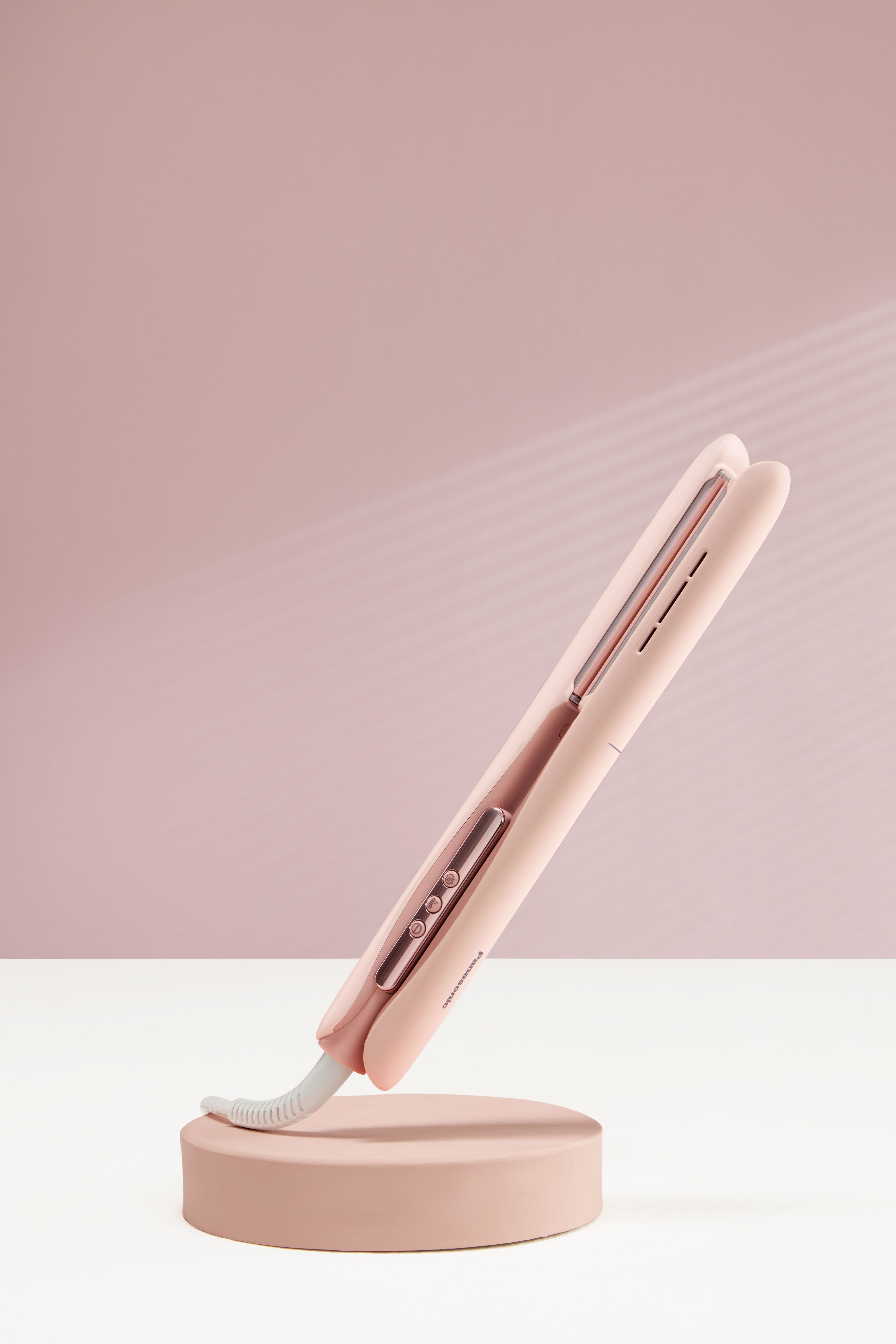 Panasonic 2-way Ionic Hair Electric Straightener and Curler,EH-HV31-P422, Sakura