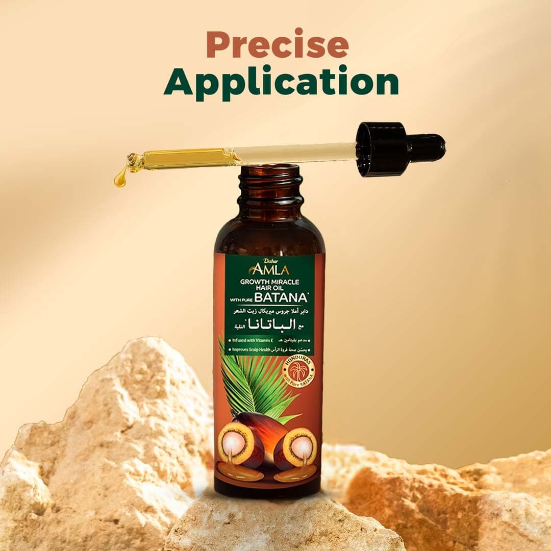 Dabur Amla Hair Oil Batana Growth Miracle - 95 ml