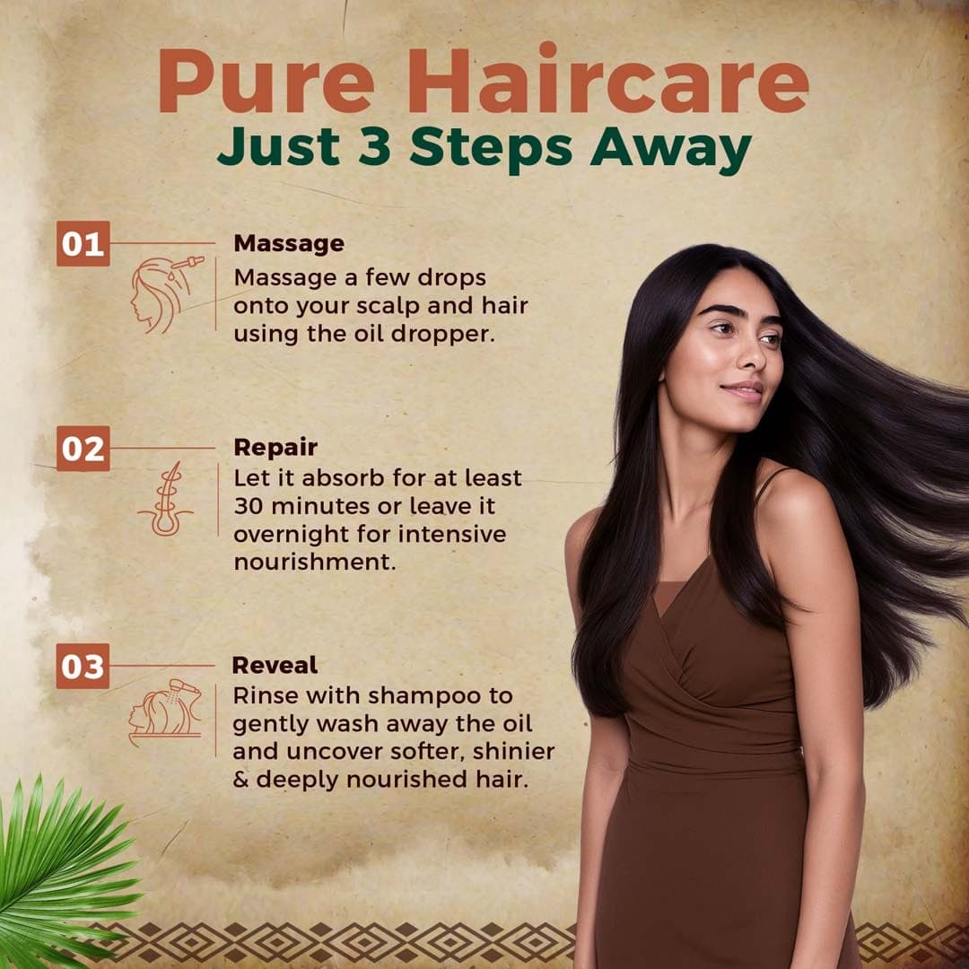 Dabur Amla Hair Oil Batana Growth Miracle - 95 ml