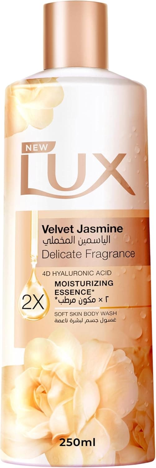 LUX Delicate Fragrance Body Wash, Velvet Jasmine, 250ml