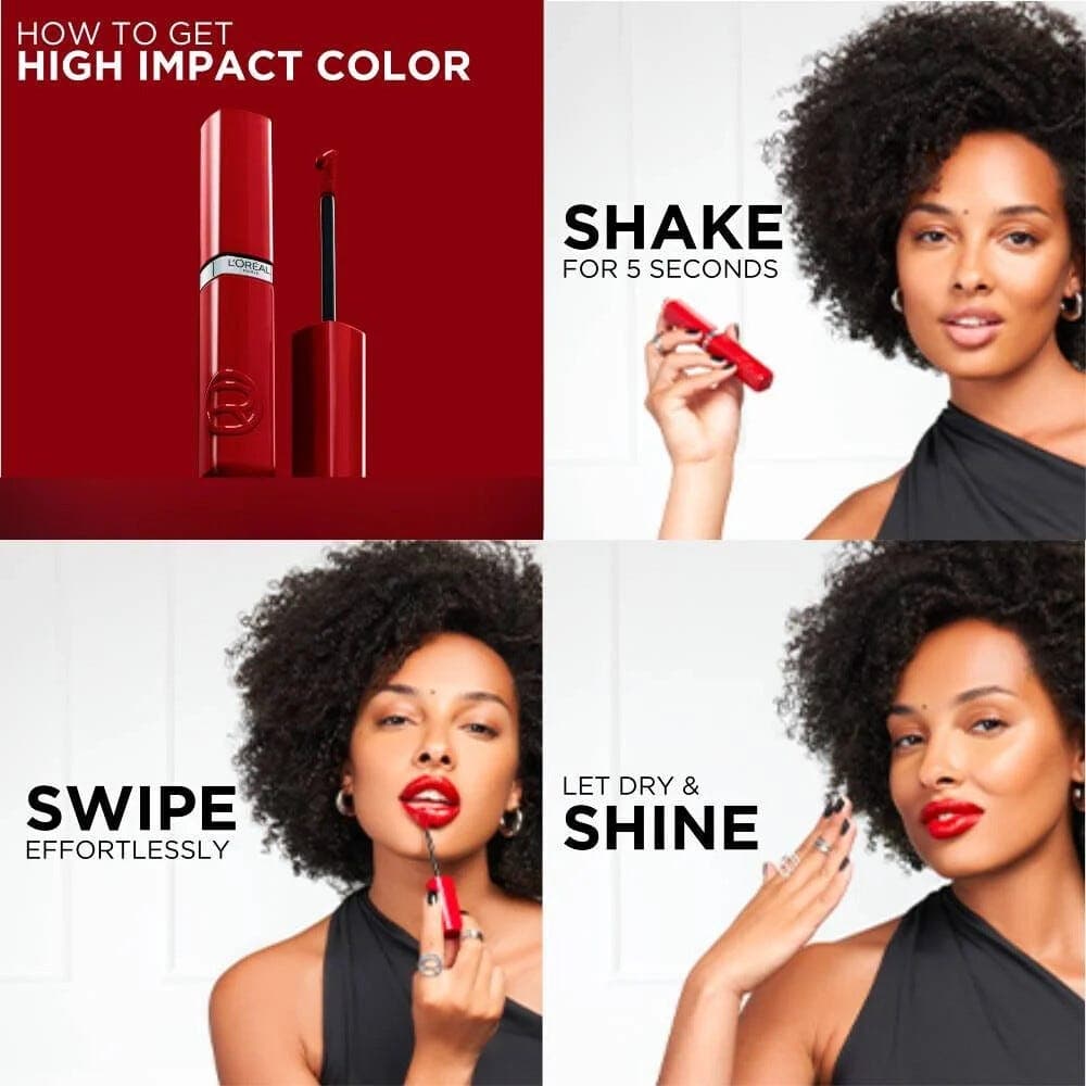 L'Oreal Infaillable Laque Resistance Shade 410 Rouge Bisou