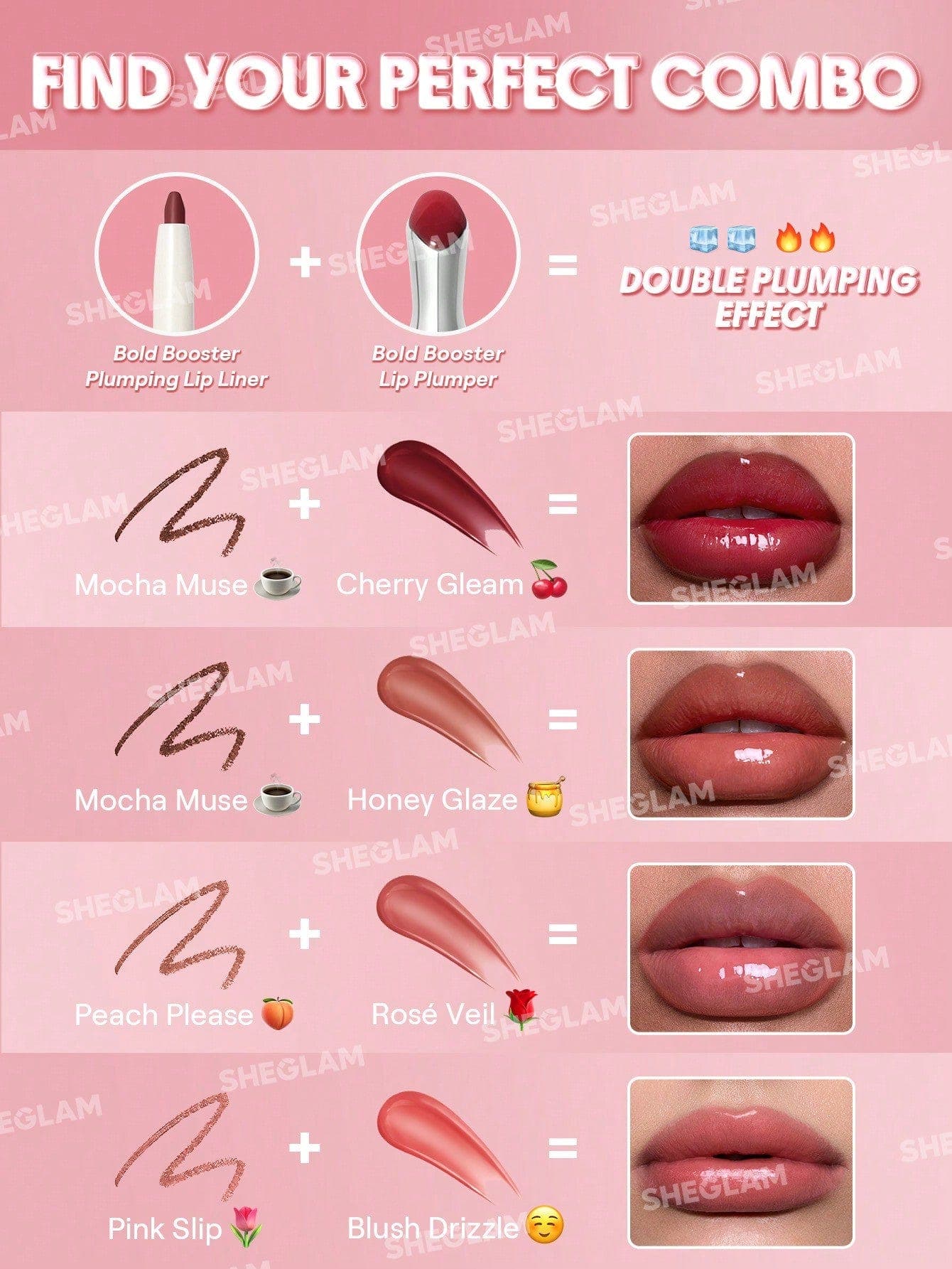 Sheglam Bold Booster Lip Plumper - Rose Veil