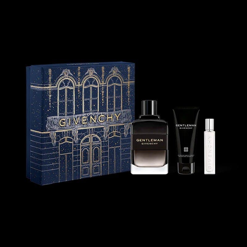 Givenchy Gentleman Boisee Gift Set for Men - (EDP 100 ml + Shower Gel 75 ml + Travel Spray 12.5 ml)