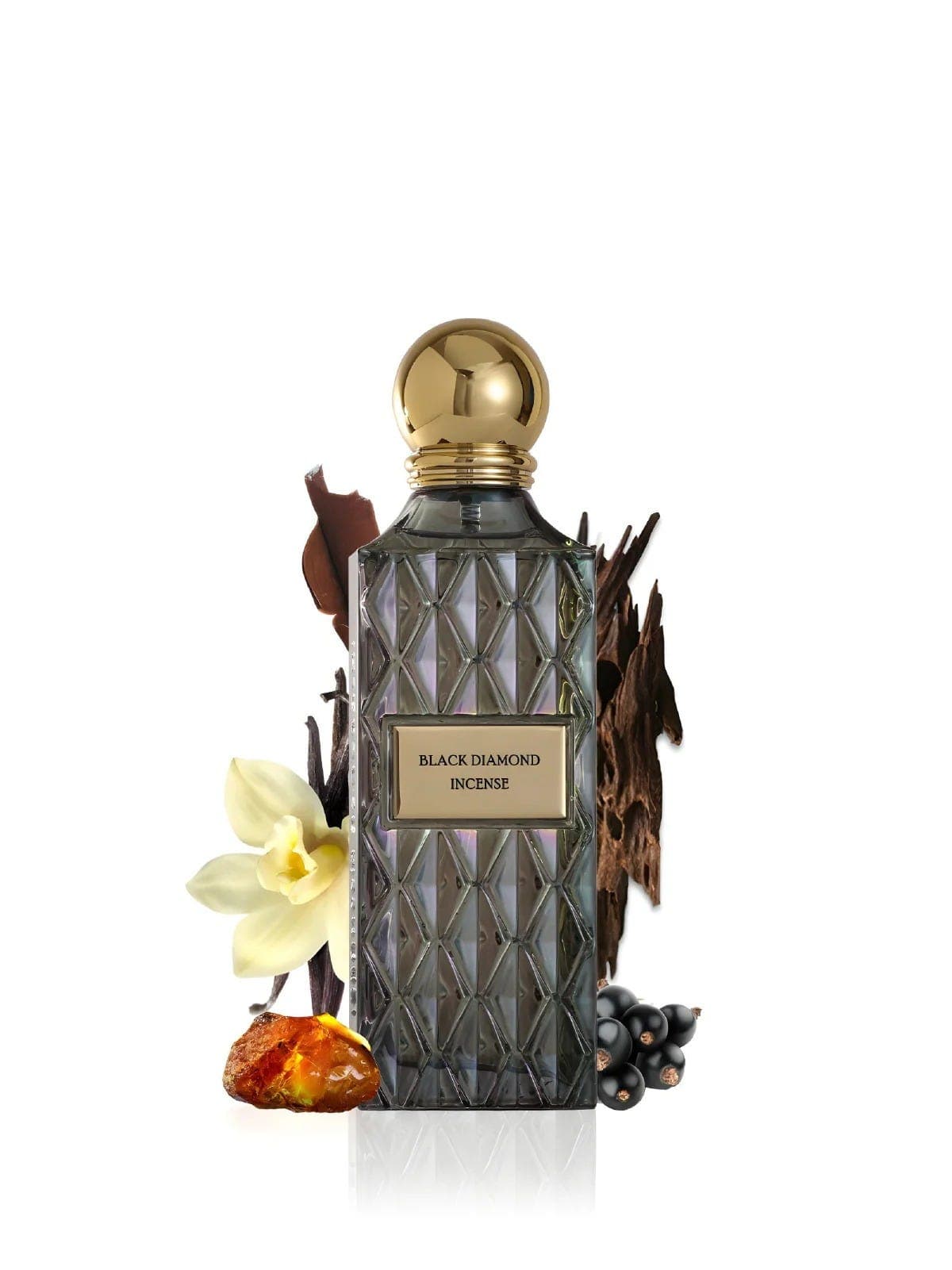 Ibraheem Al Qurashi Ibraq Black Diamond Incense Unisex Eau De Parfum - 150 ml