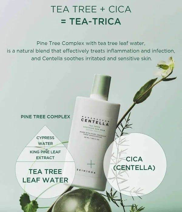Skin1004 Centella Tea-Trica Soothing Sun Milk - 50 ml