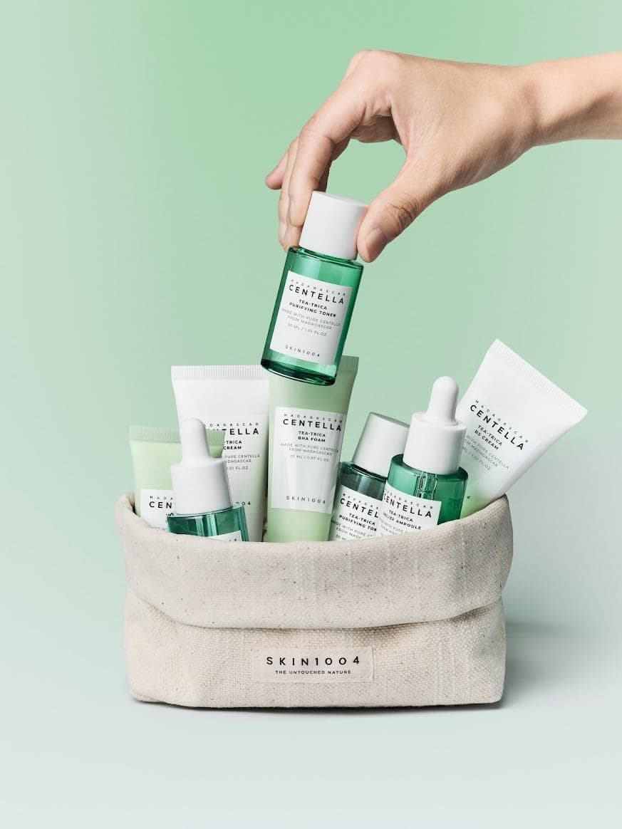 Skin1004 Madagascar Centella Tea-Trica Travel Kit - 4 pcs
