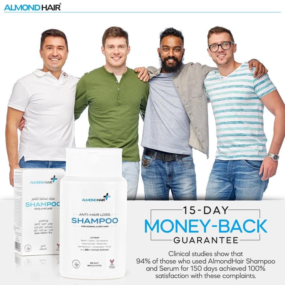 Almond Hair Anti Hair Loss Shampoo For Men - 300 ml