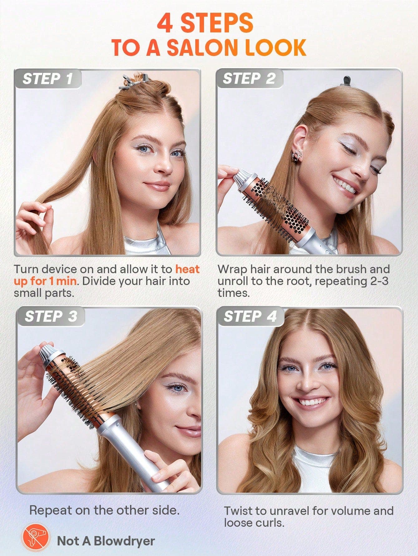 شجلام فرشاة تصفيف الشعر الحرارية It-Curl - 32 مم