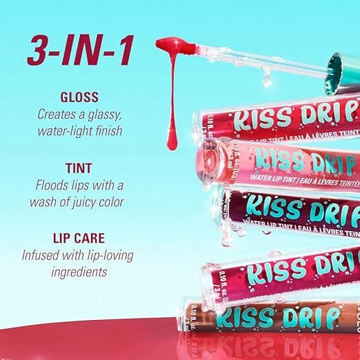 Revolution Kiss Drip Water Lip Tint Peach Fizz