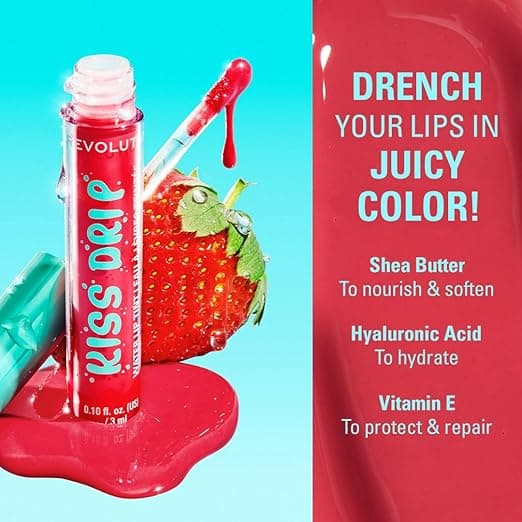 Revolution Kiss Drip Water Lip Tint Peach Fizz