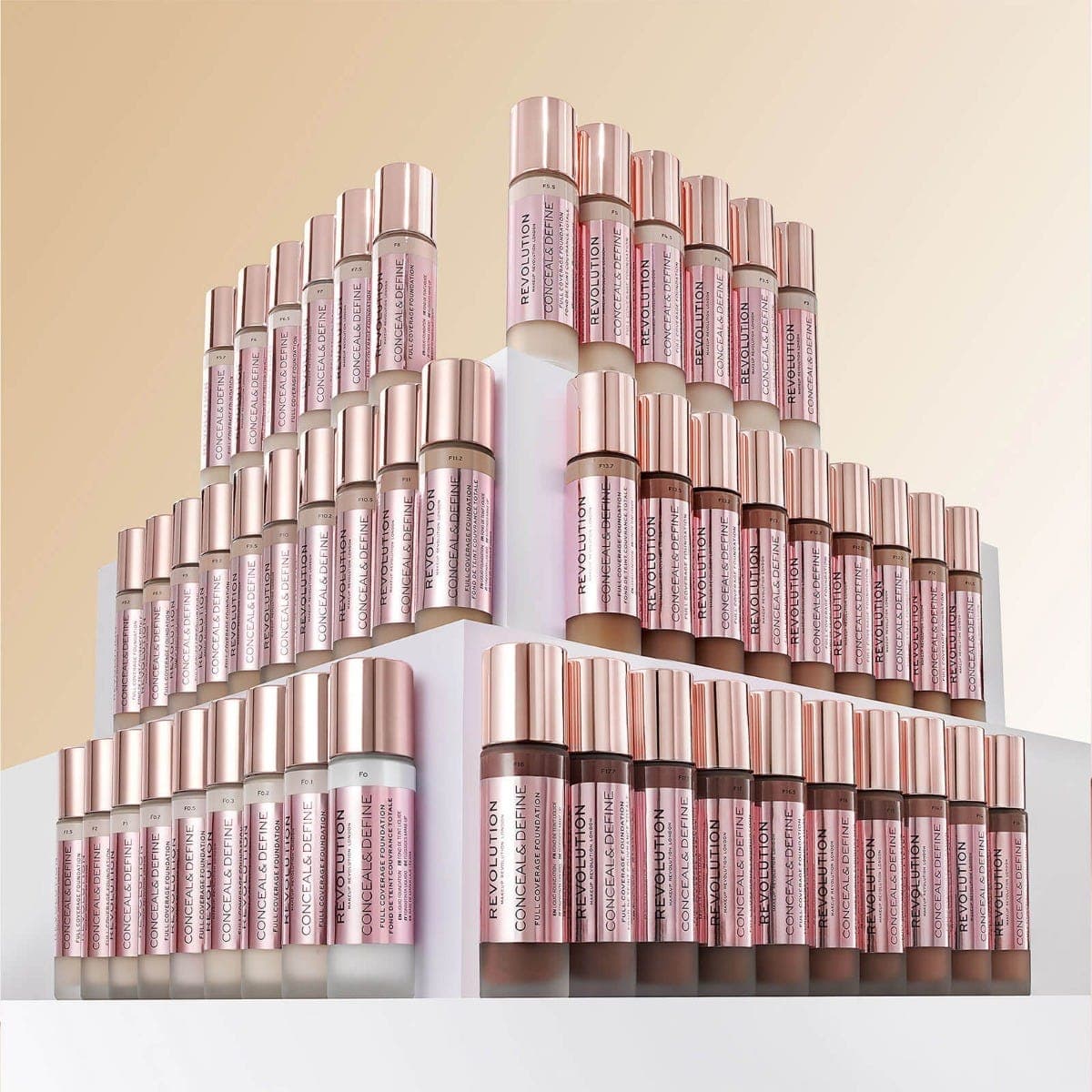 Makeup Revolution Conceal & Define Foundation F12- Bronze