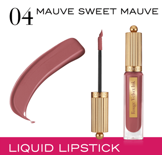 Bourjois Rouge Velvet Ink Liquid Lipstick - 04- Purple